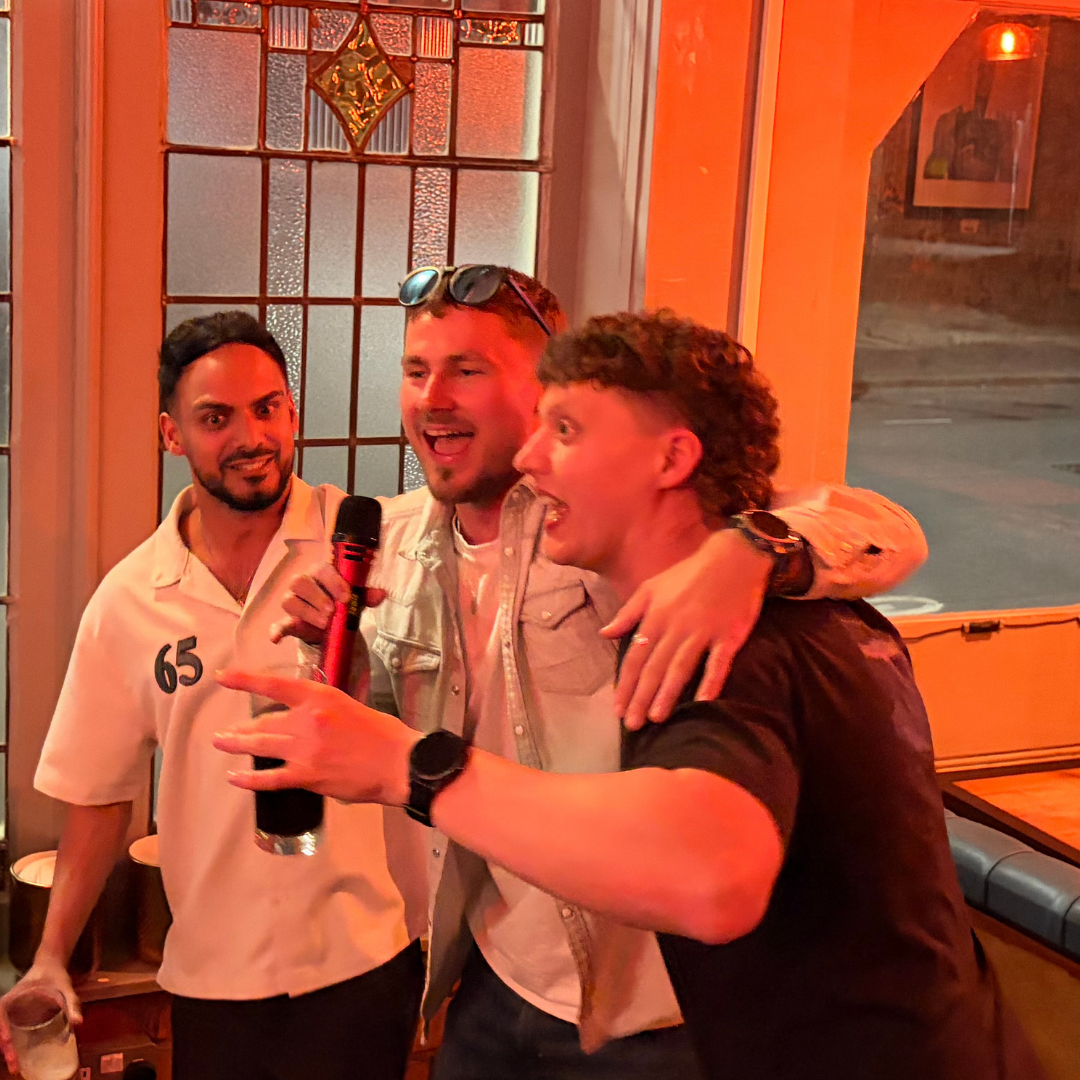 Karaoke Fun - Guests enjoying karaoke at Birmingham venue